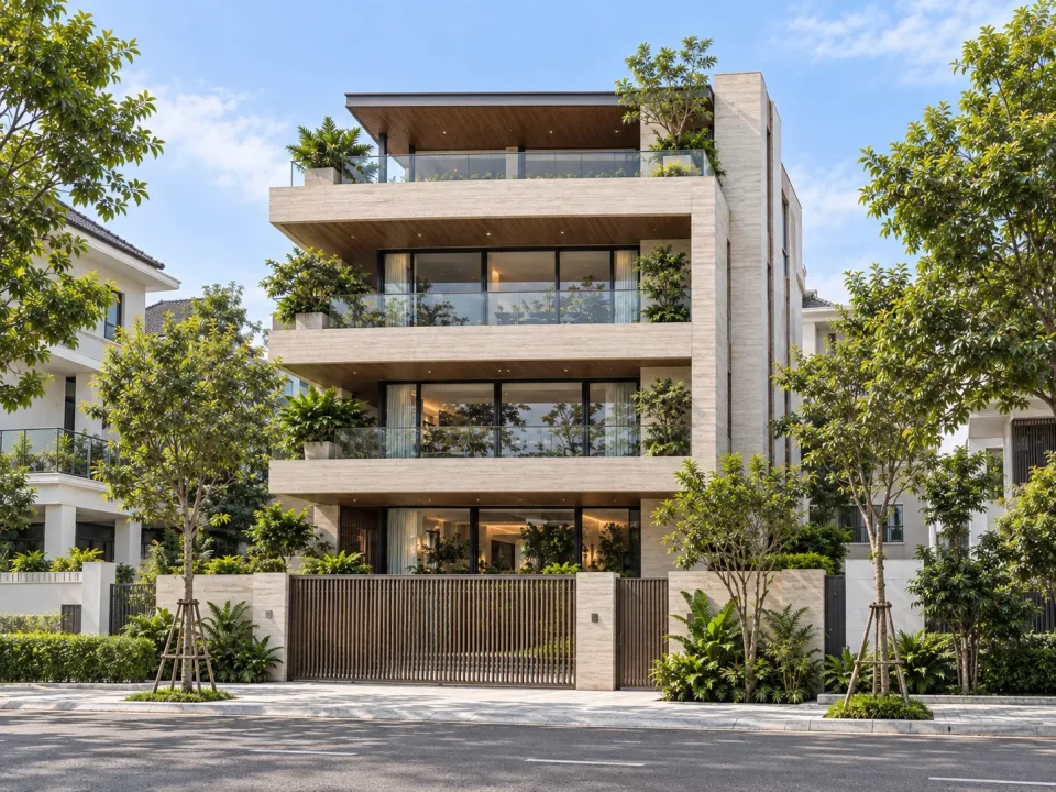 Biệt thự Màn Gỗ 600 – Home6D