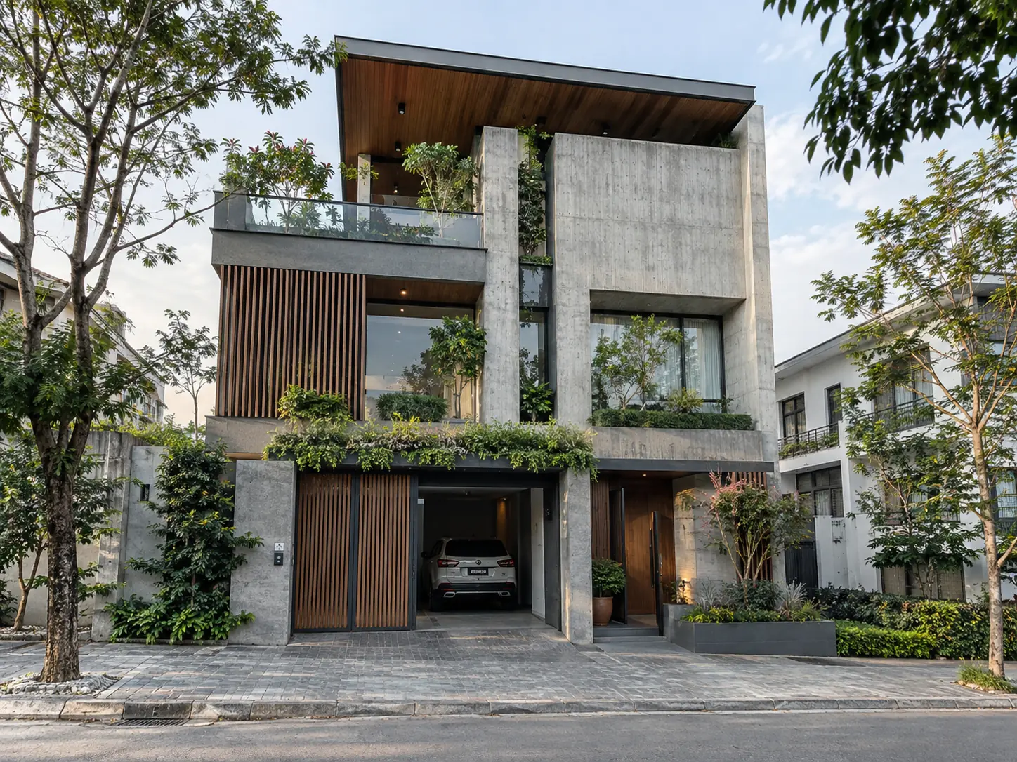 Biệt thự Bảo An 590 – biệt thự hiện đại 3 tầng do Home6D phát triển