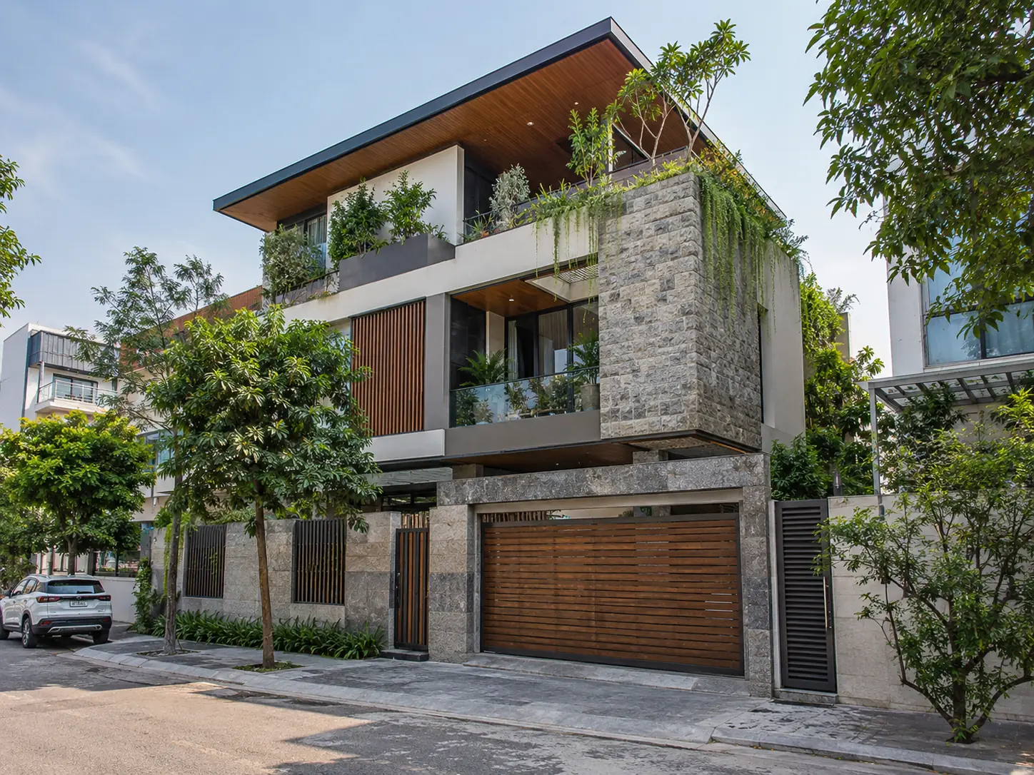 Biệt thự Hoàng Lâm 600 – biệt thự hiện đại 3 tầng do Home6D phát triển