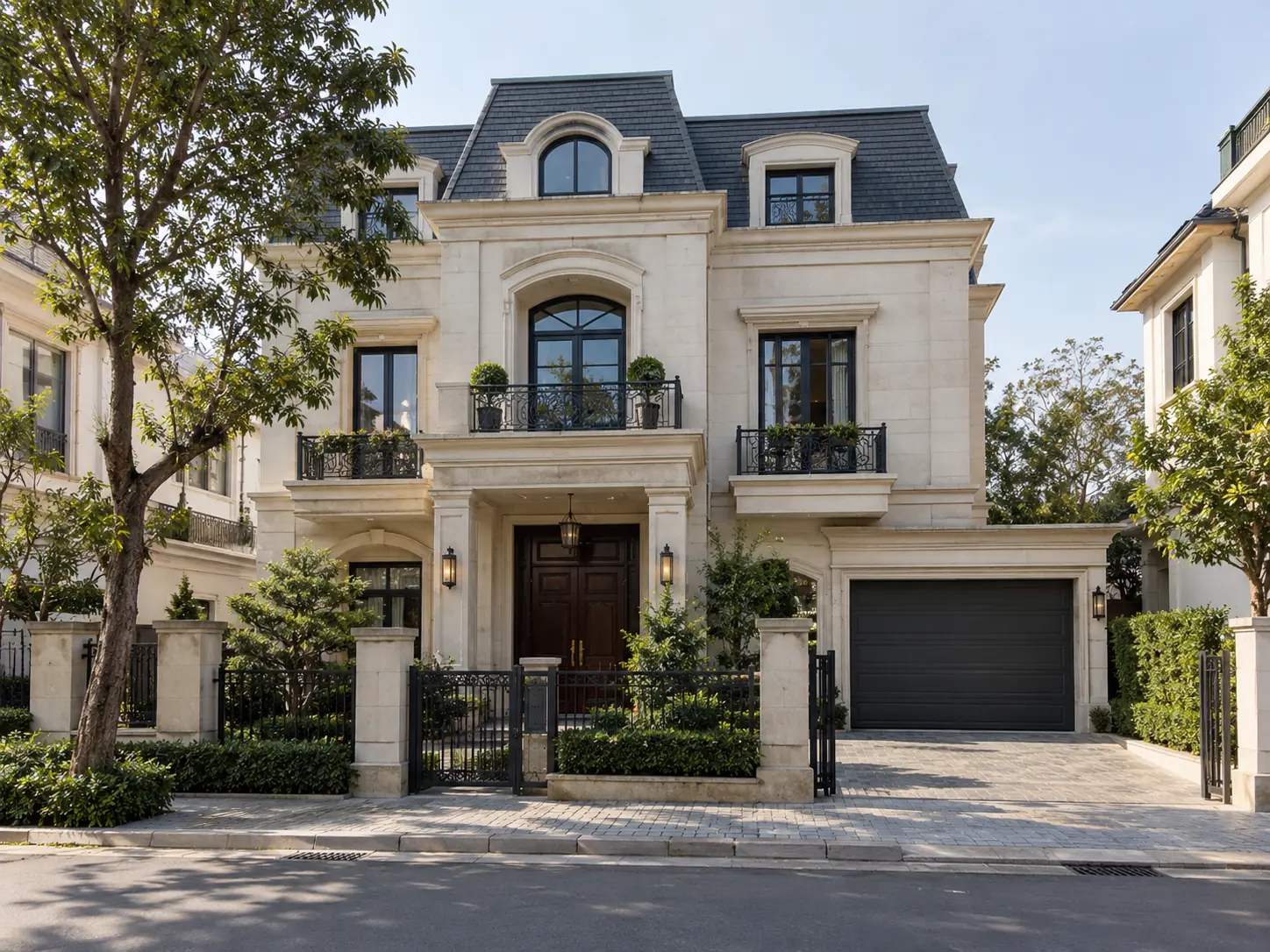 Château Hoàng Gia 760 – biệt thự tân cổ điển 3–4 tầng do Home6D phát triển