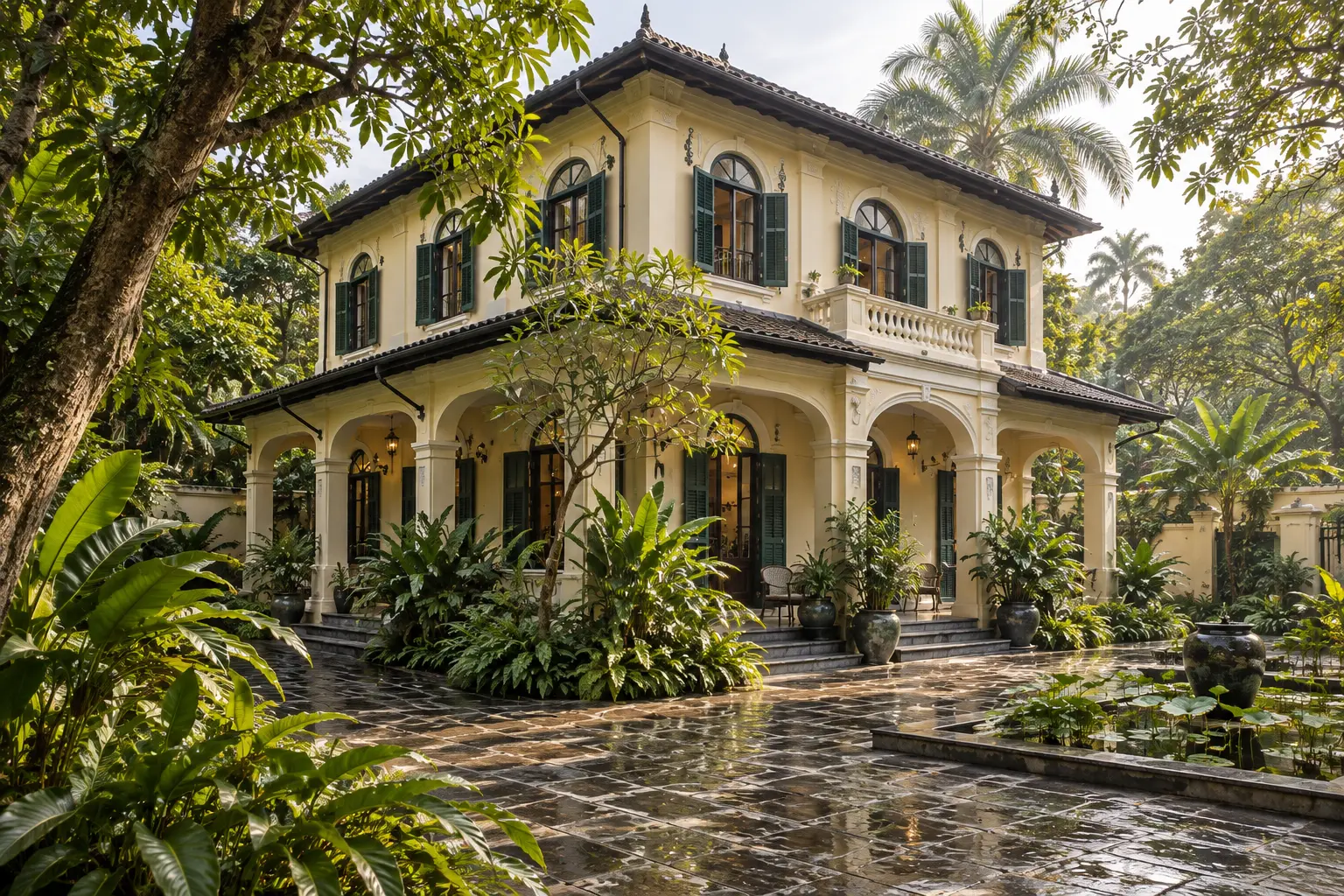 Maison Indochine — Biệt thự tân cổ điển Home6D