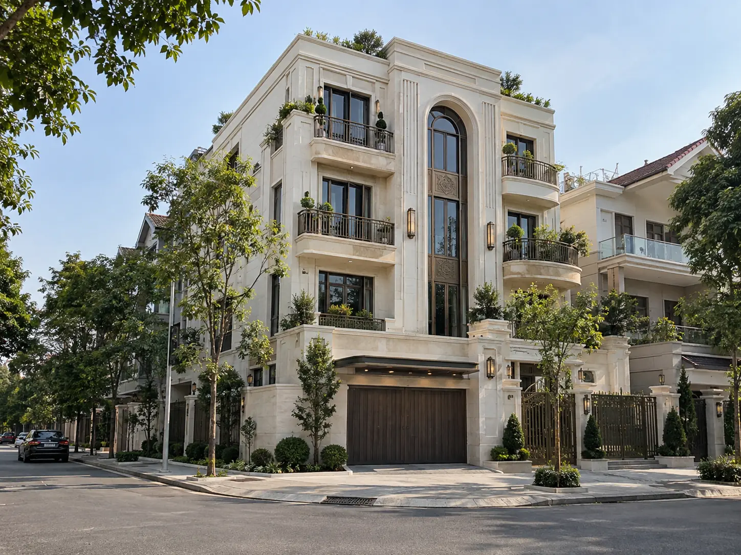 Maison de Lumière 610 – biệt thự tân cổ điển 3–4 tầng do Home6D phát triển