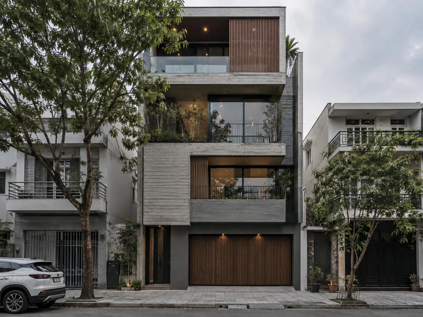 Nhà phố An Nhiên 380 – nhà phố cao cấp 4–5 tầng do Home6D phát triển