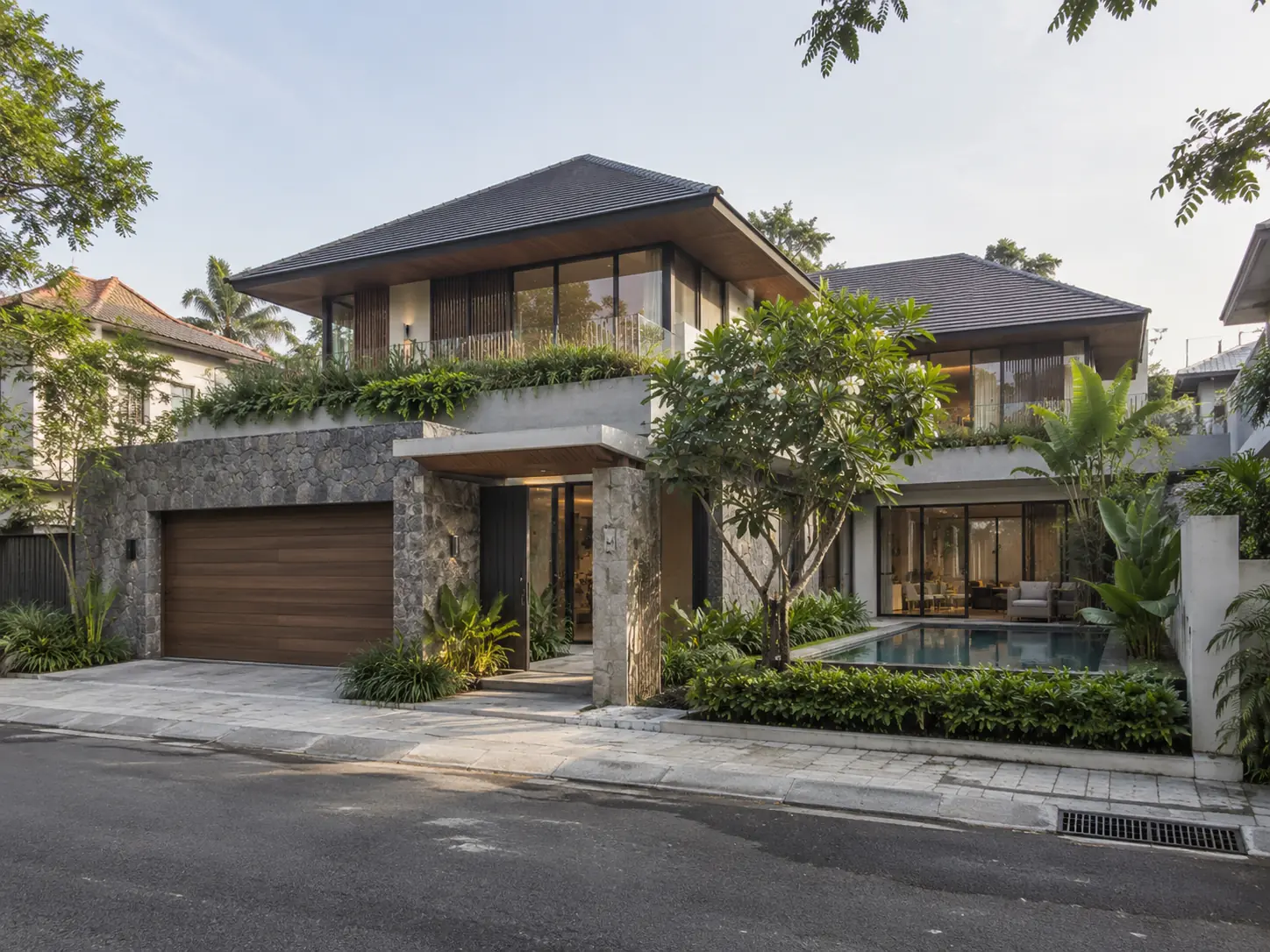 Tropical Villa Mộc Miên – biệt thự nhiệt đới hiện đại do Home6D phát triển