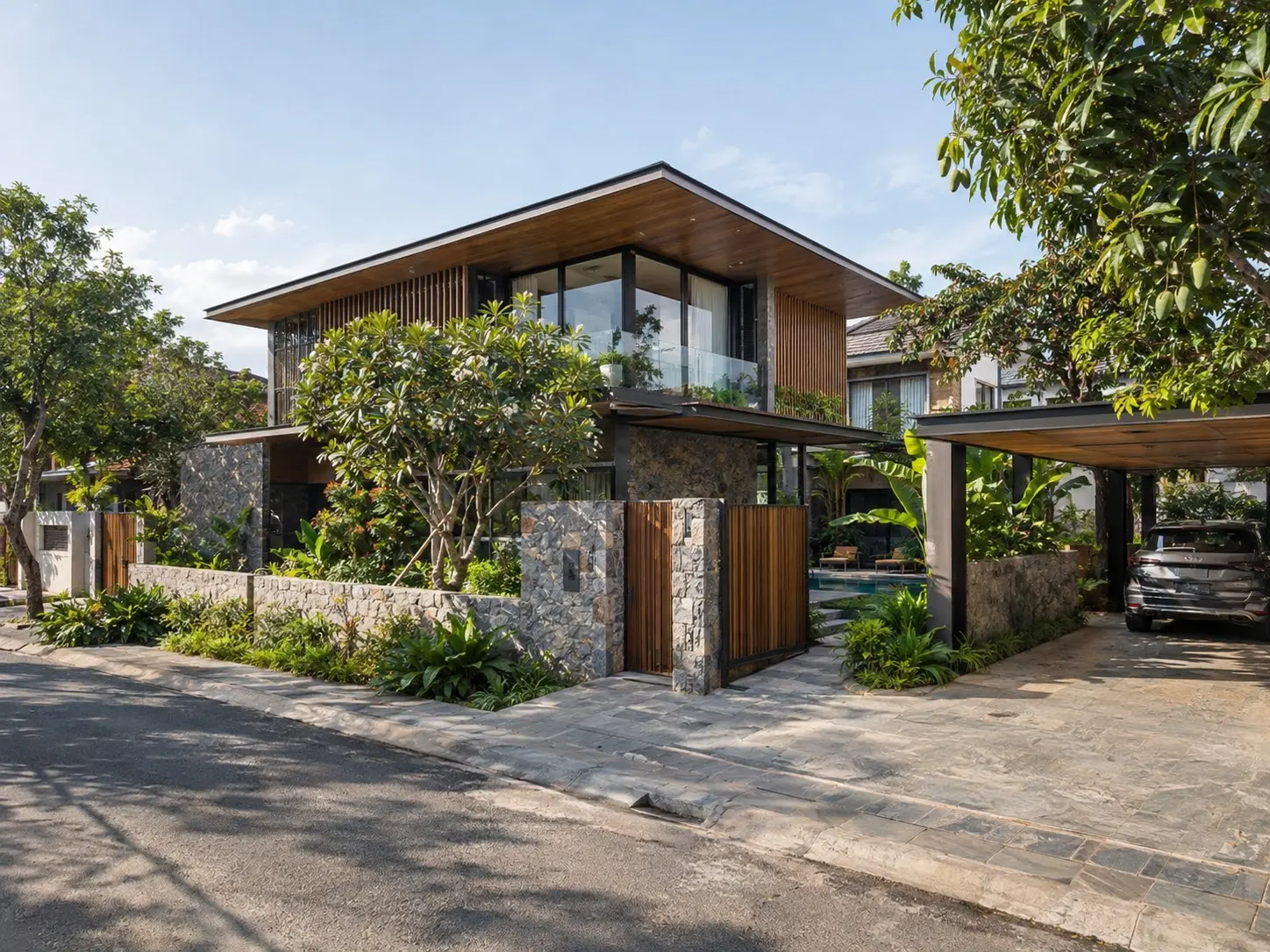 Tropical Villa Thiên Thanh – biệt thự nhiệt đới hiện đại do Home6D phát triển